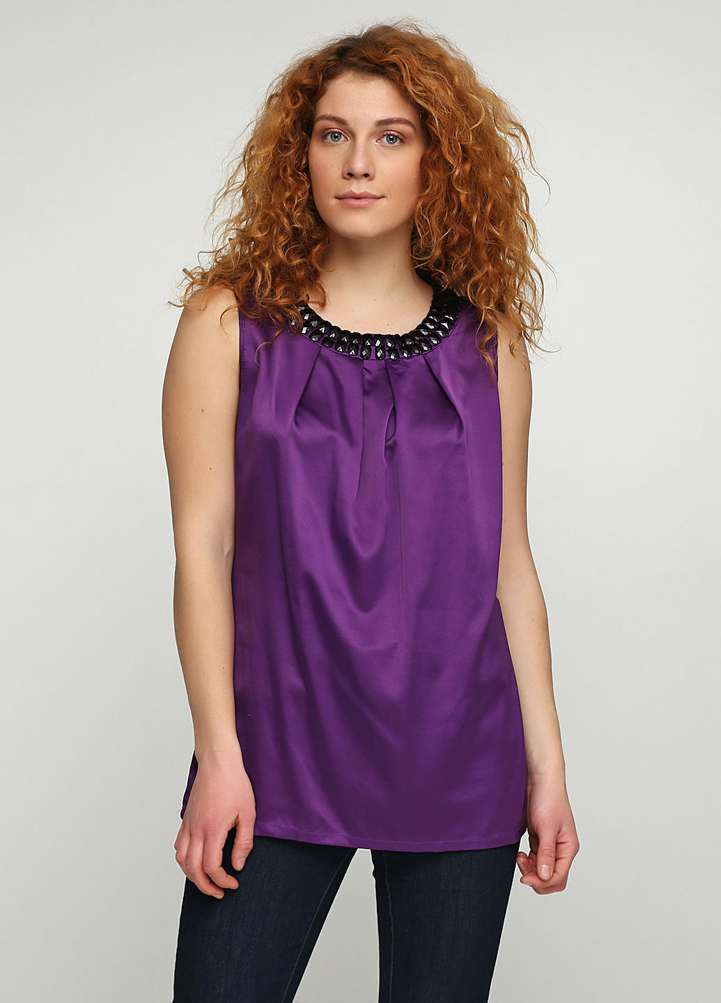 Фиолетовая летняя блуза Mark