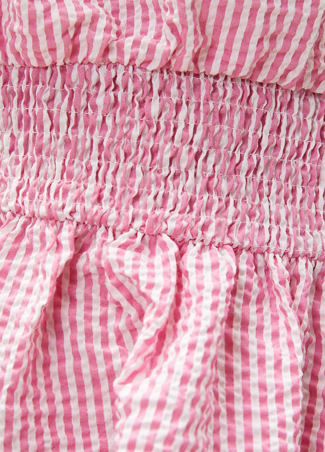 Розовое кэжуал платье клеш, с открытой спиной KOTON в полоску