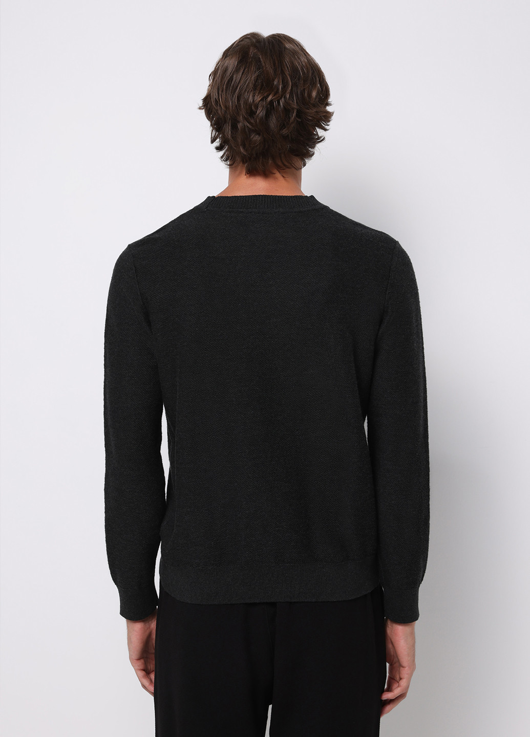 Черный зимний джемпер джемпер Colin's