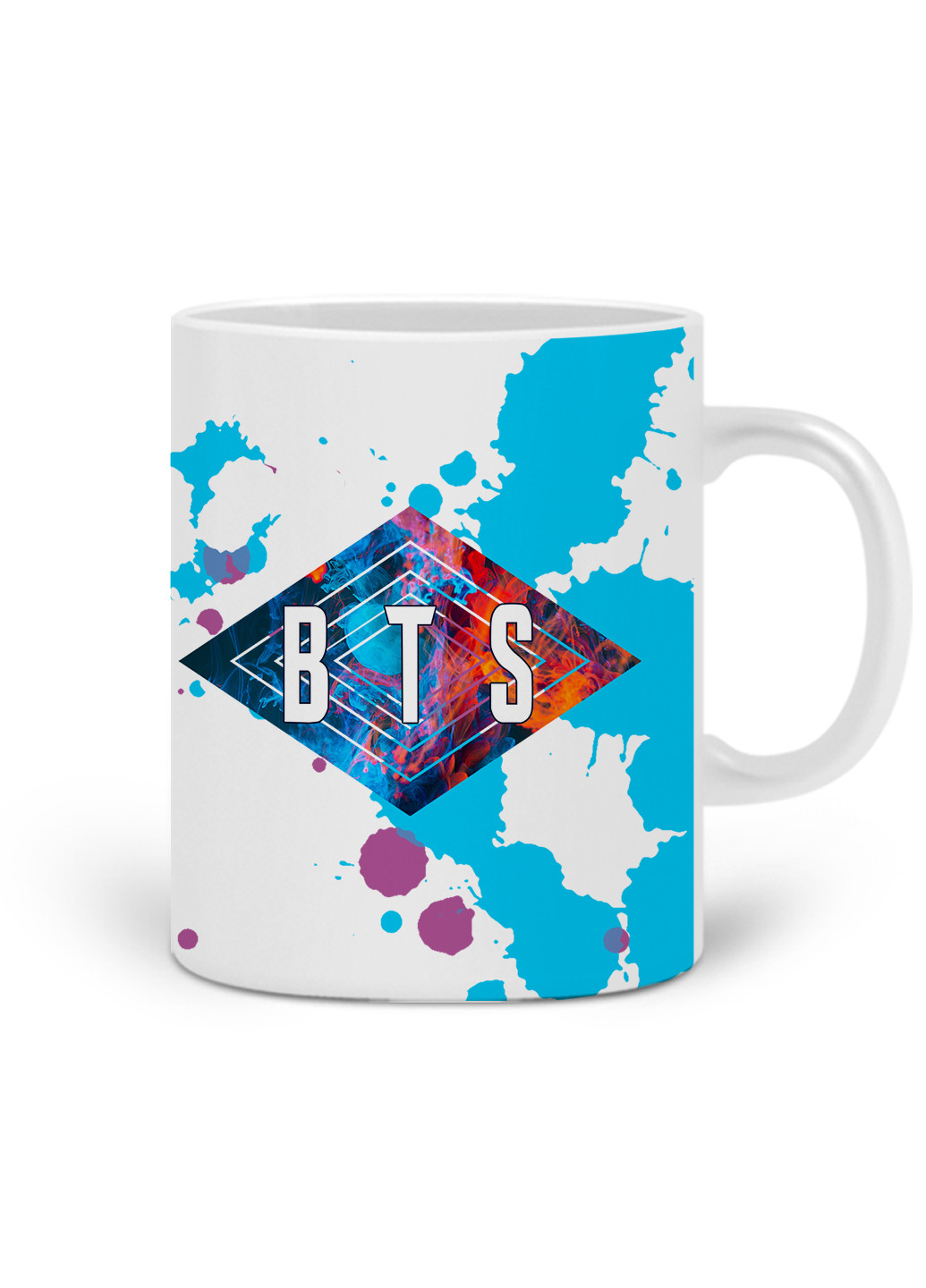 Кружка БТС (BTS) 330 мл горнятко керамічне (20259-1062) MobiPrint (219778358)