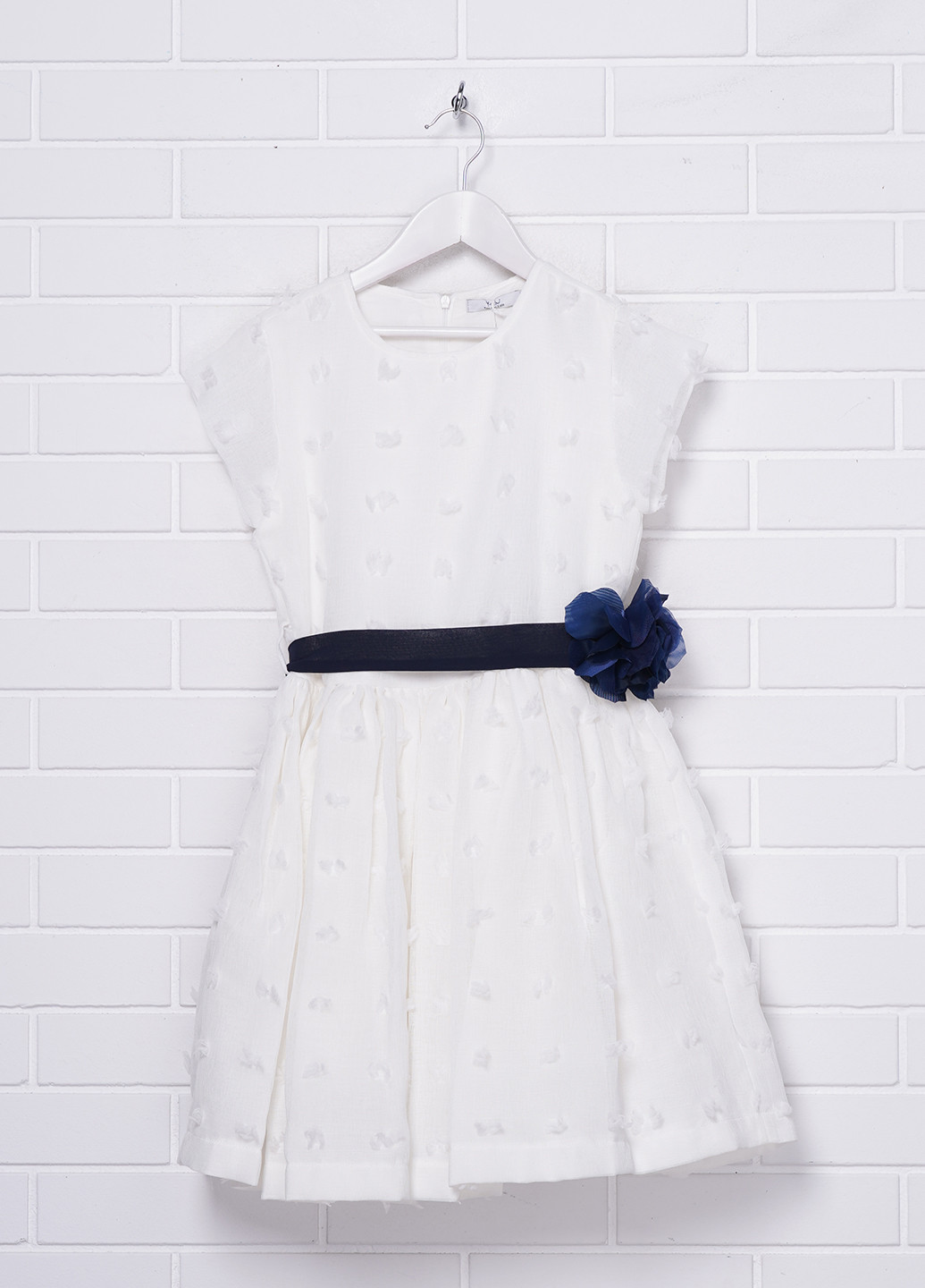 Білий святковий плаття, сукня з пишною спідницею Yclu однотонна