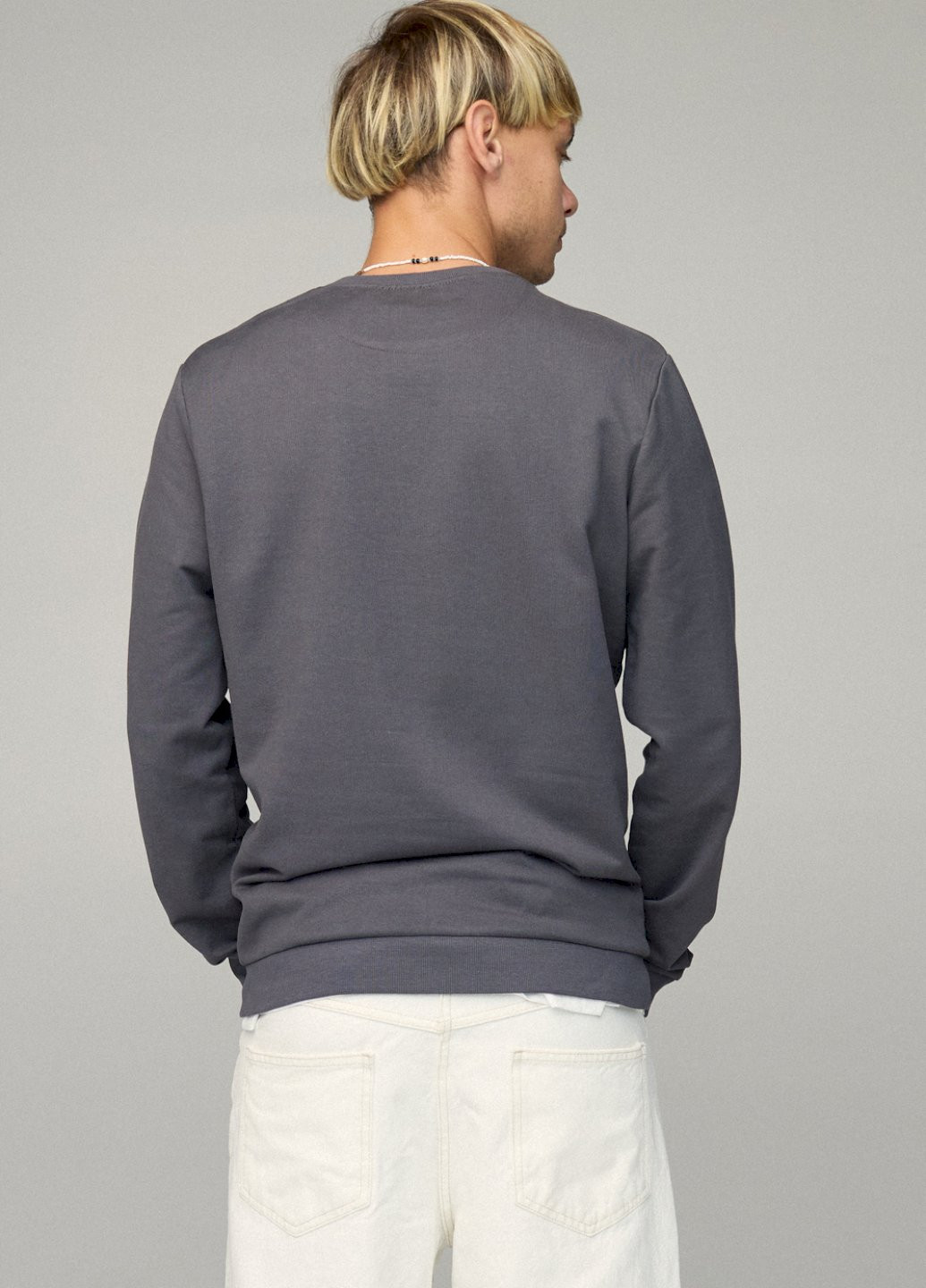 Темно-серый свитшот мужской basic /no flis/ YAPPI (252258720)