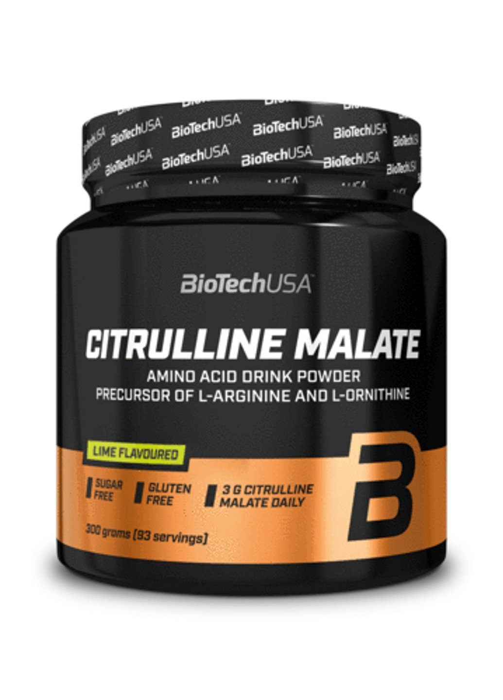 Л-Цитрулін малат BioTech Citrulline Malate 300 грам лайм Biotechusa (255363141)