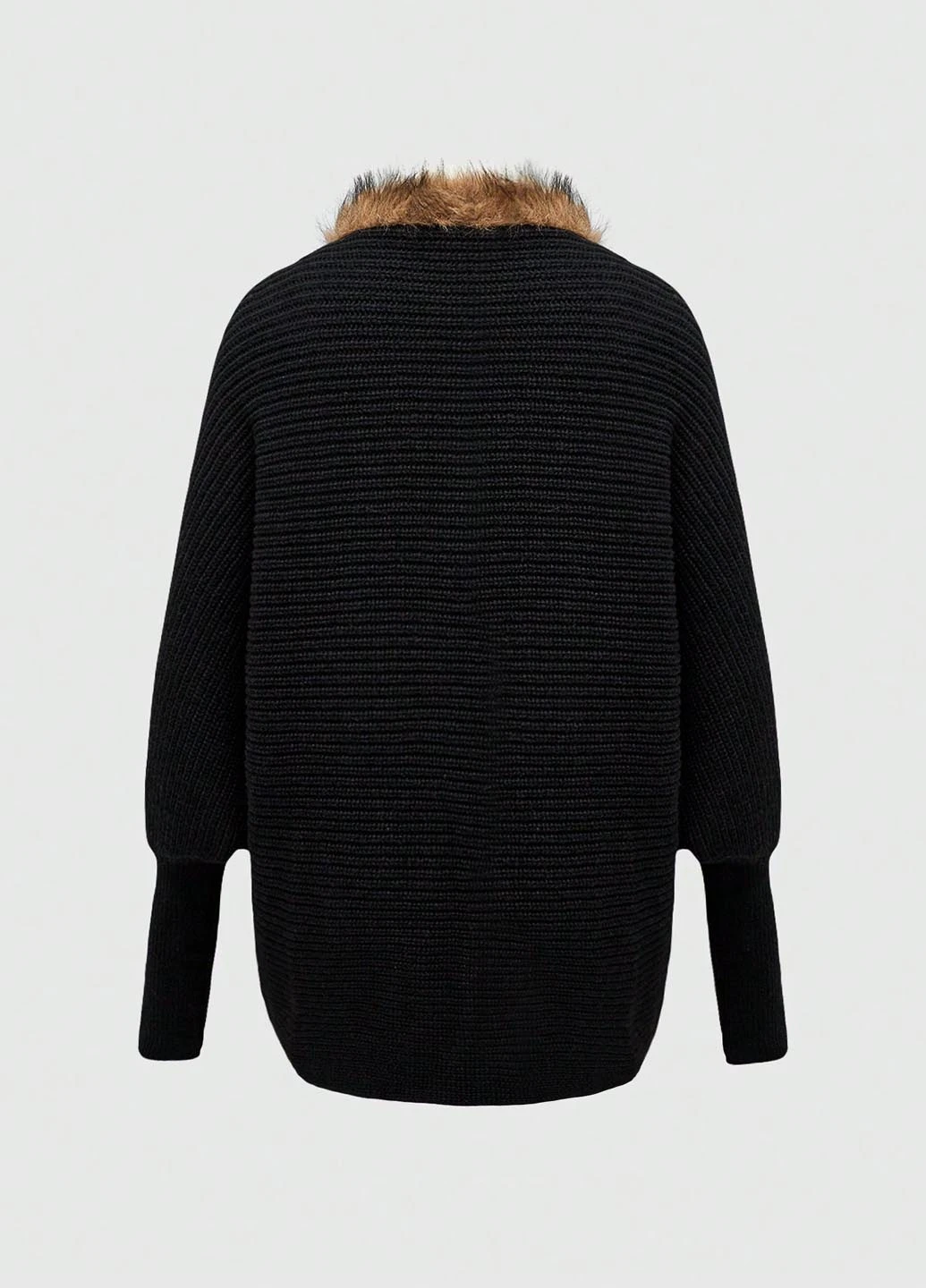 Черный демисезонный кардиган SHEIN
