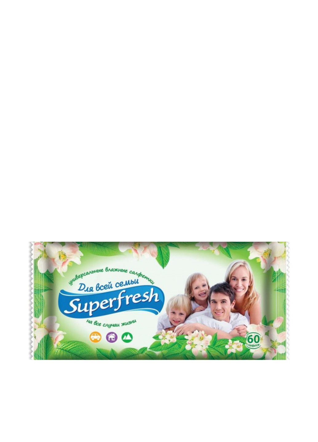 Влажные салфетки Family (60 шт.) Superfresh (132308469)