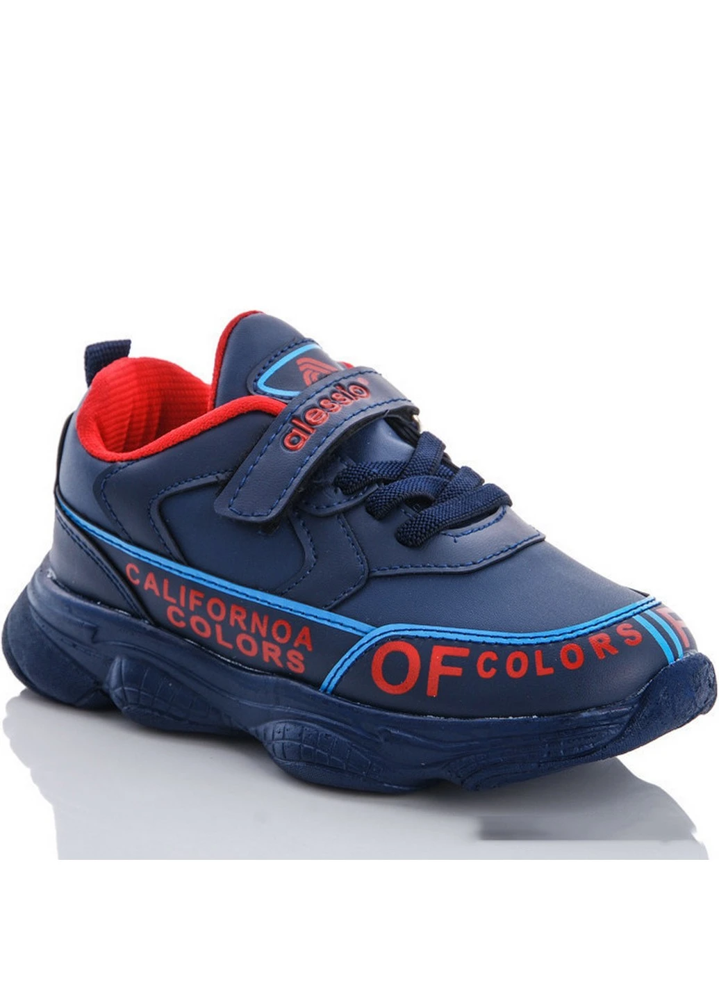 Кроссовки 1003-4 35 Сине-красный Alessio (235006399)