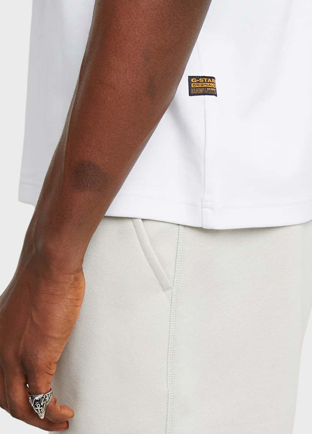 Белая футболка G-Star Raw