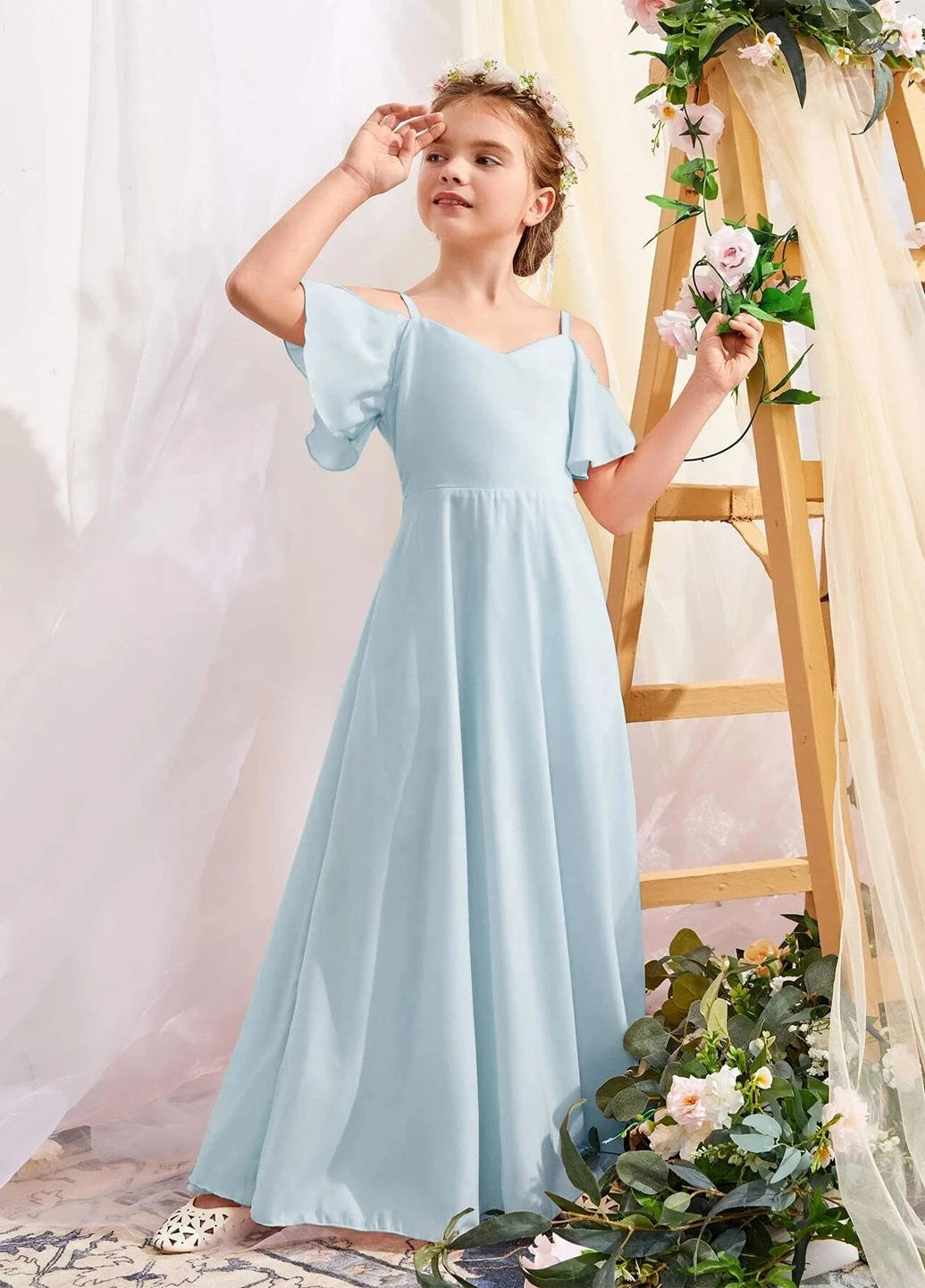 Блакитна сукня SHEIN (301767680)
