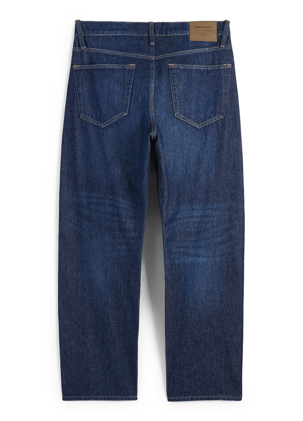 Синие демисезонные прямые джинсы C&A