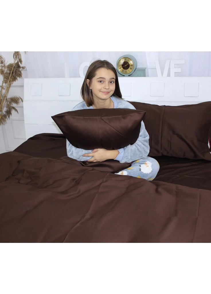 Простынь MirSon Cacao 0211 150х220 см (2200000674197) No Brand (254012466)