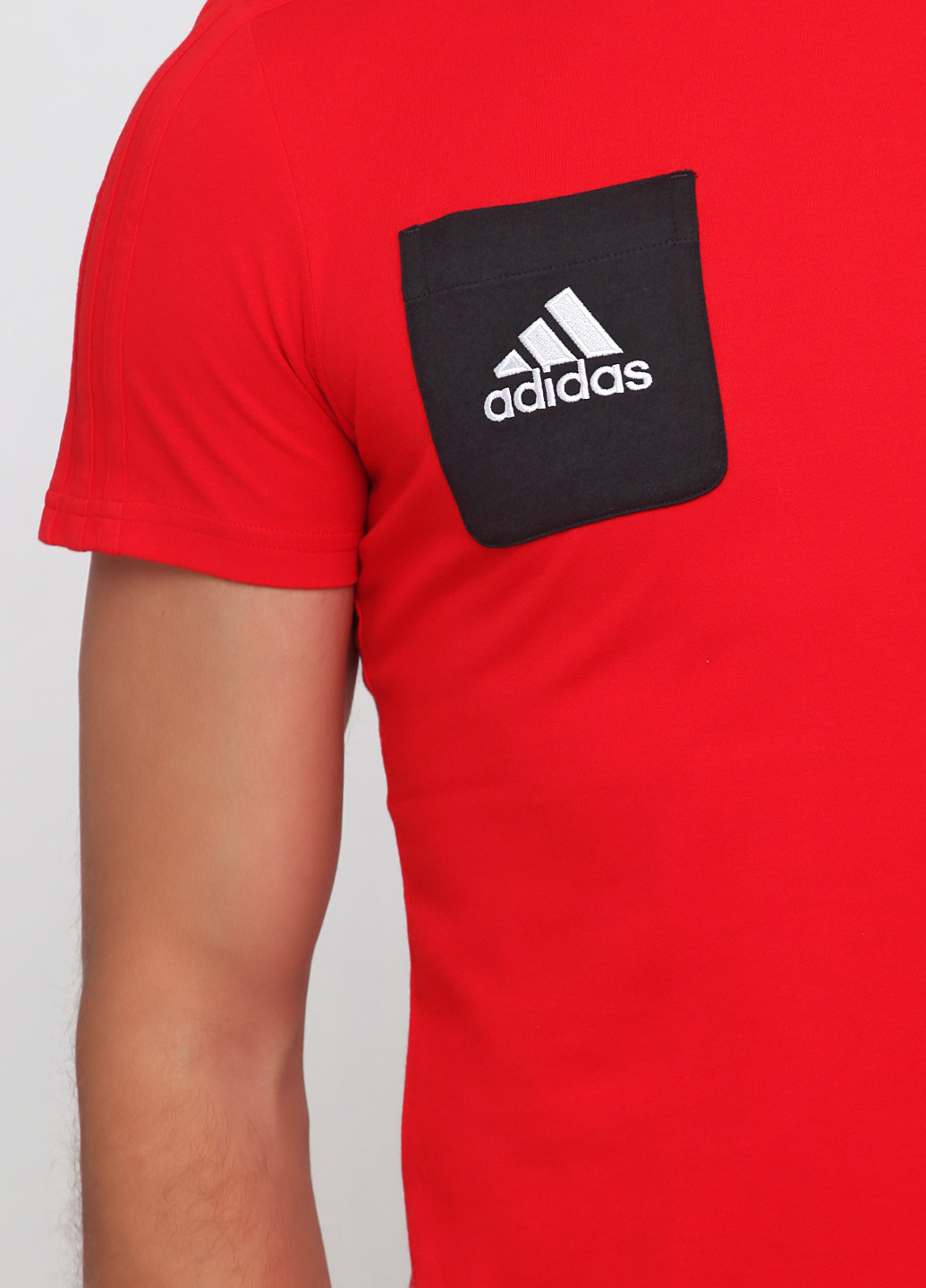 Красная футболка adidas TIRO17 TEE