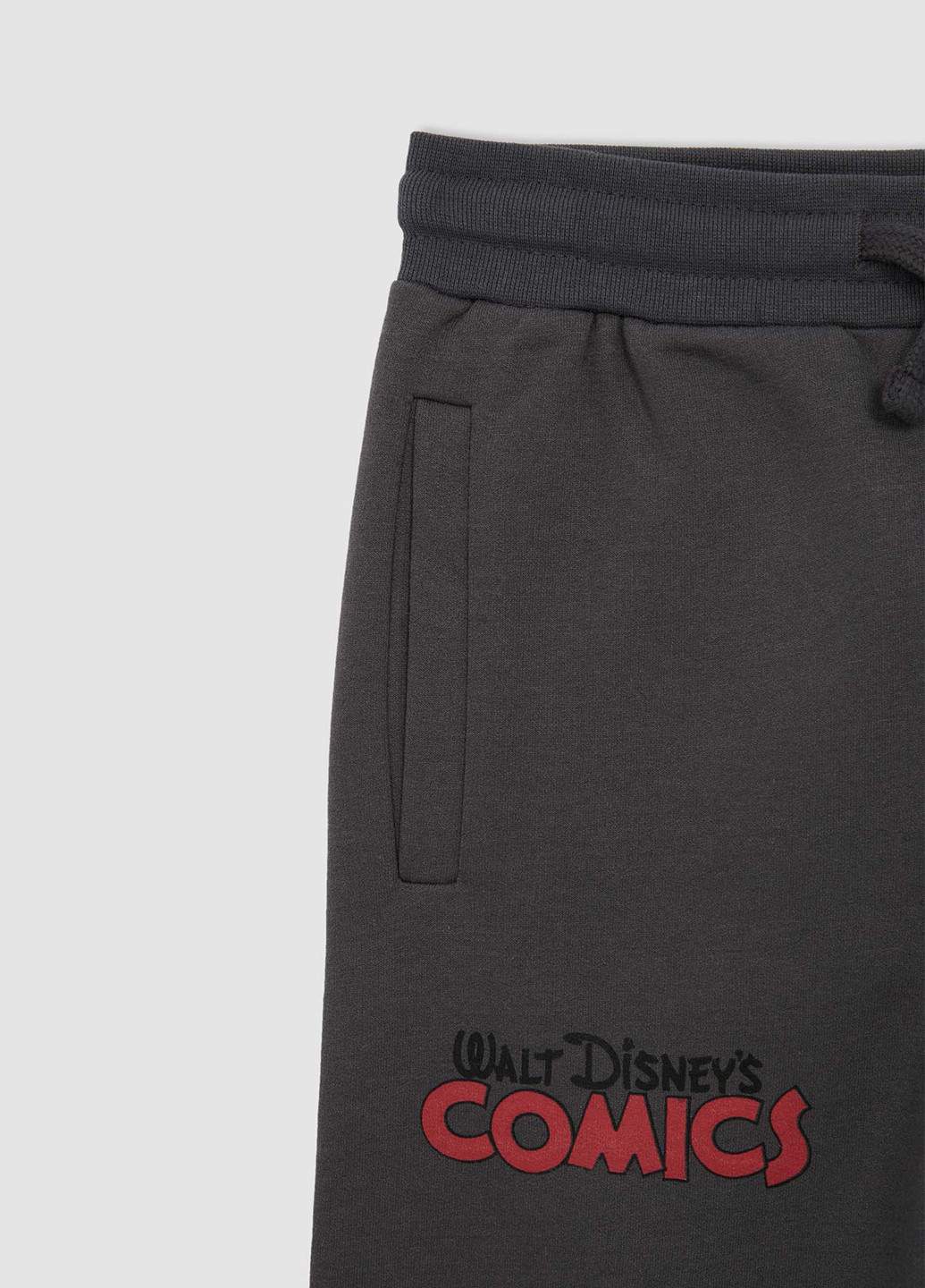 Темно-серые кэжуал демисезонные брюки джоггеры DeFacto