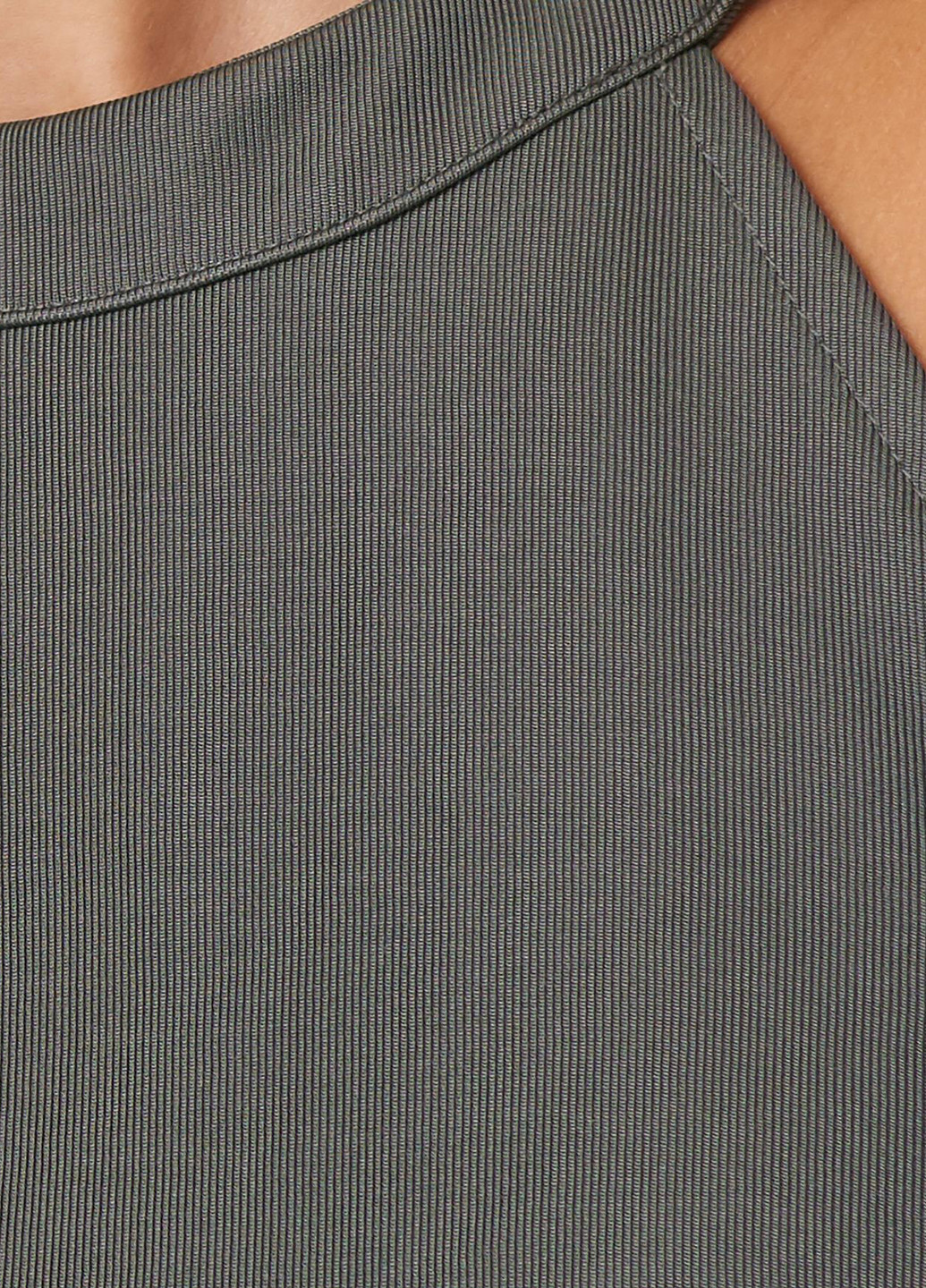 Темно-сіра кежуал сукня кльош NA-KD однотонна