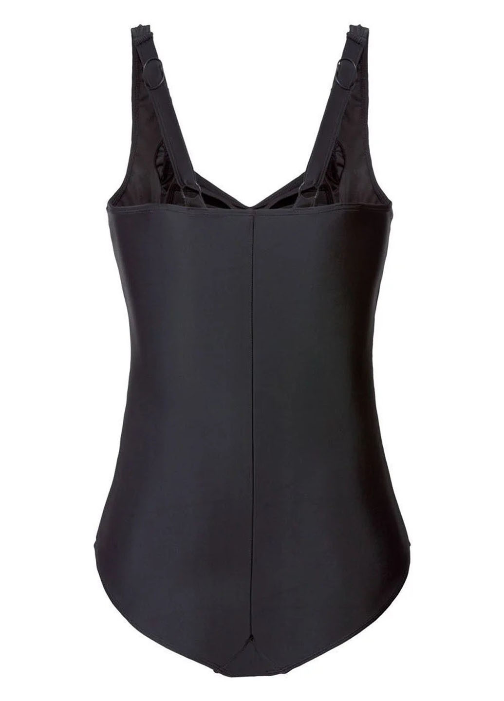 Черный летний купальник слитный Esmara