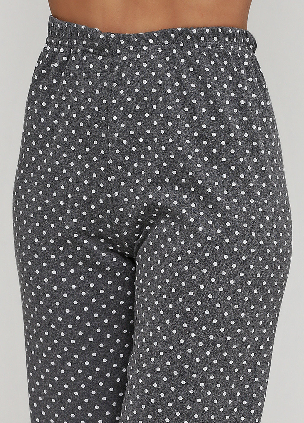 Світло-сіра всесезон піжама (лонгслів, брюки) лонгслив + брюки Glisa
