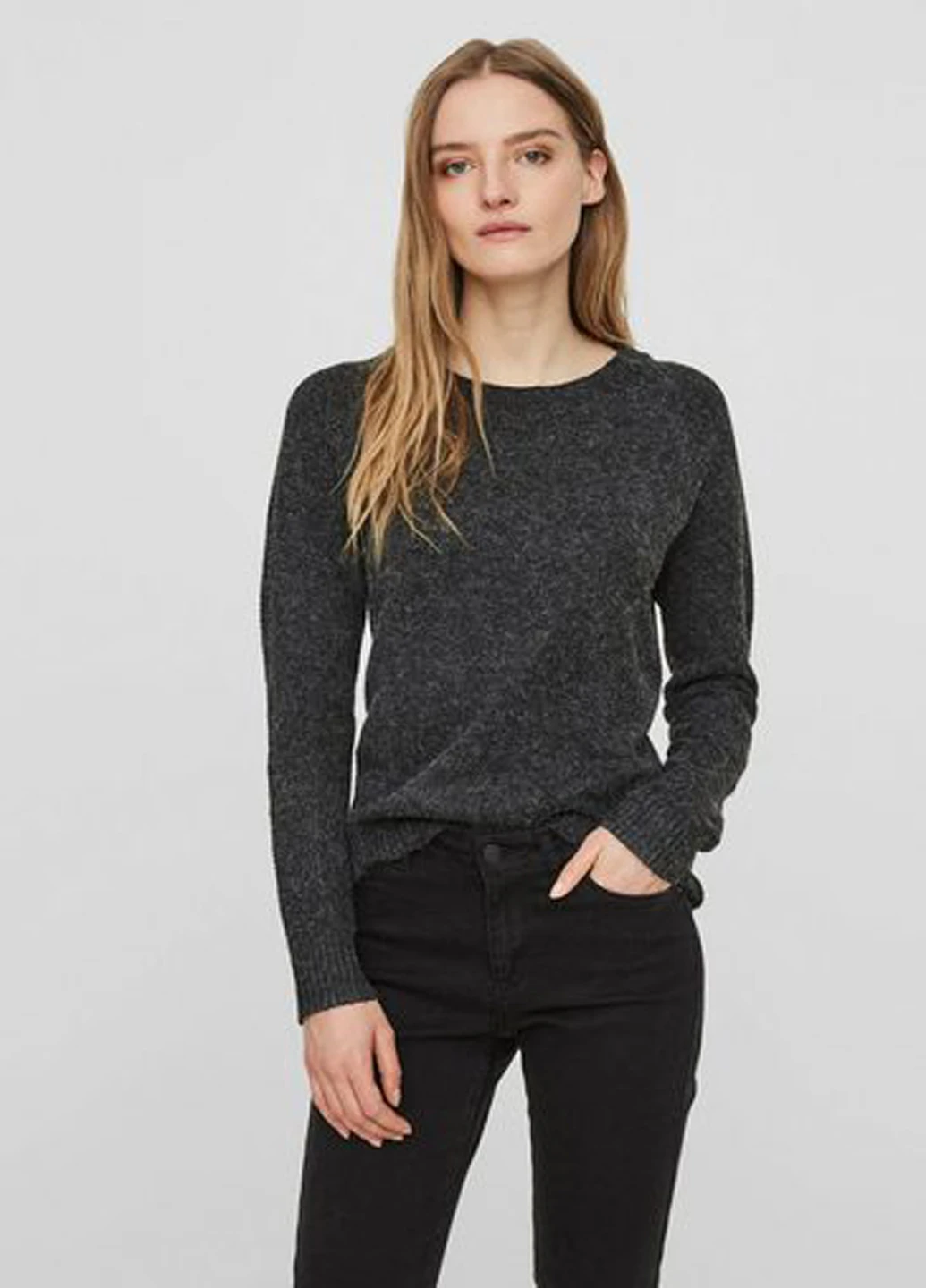 Чорний демісезонний светр Vero Moda