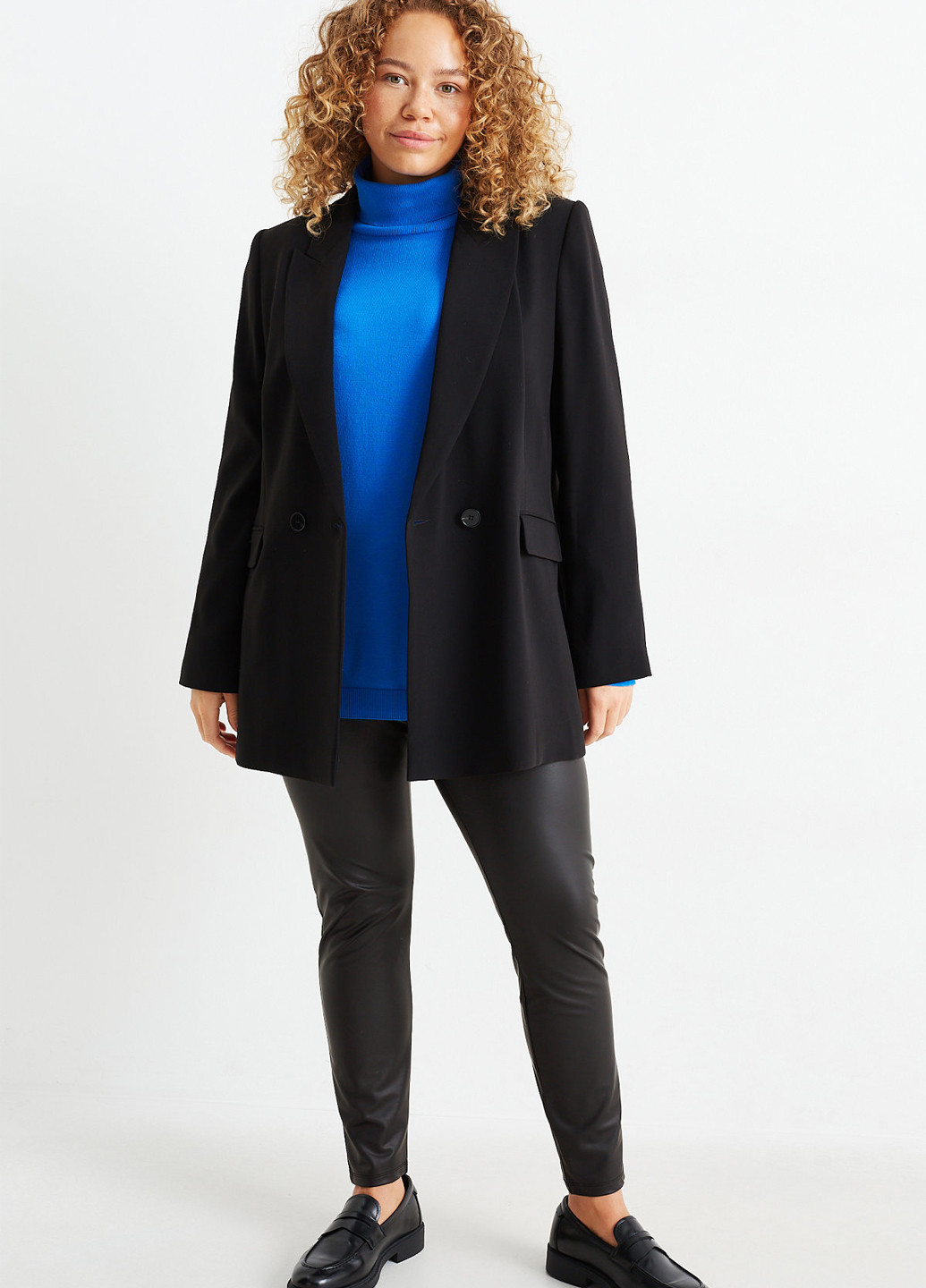 Черные демисезонные леггинсы C&A