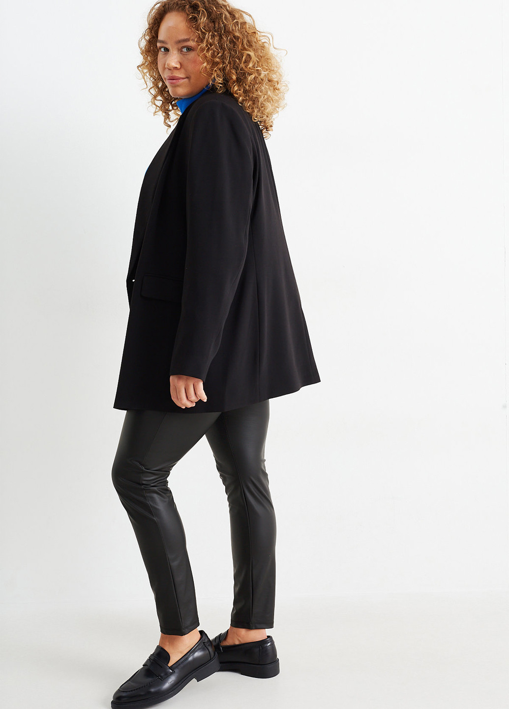 Черные демисезонные леггинсы C&A