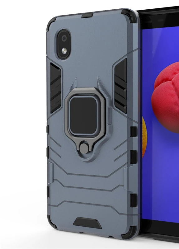 Ударостійкий чохол Transformer Ring for Magnet для Samsung Galaxy M01 Core / A01 Core Сірий / Metal slate (is_00000038792_3) Epik (238478867)