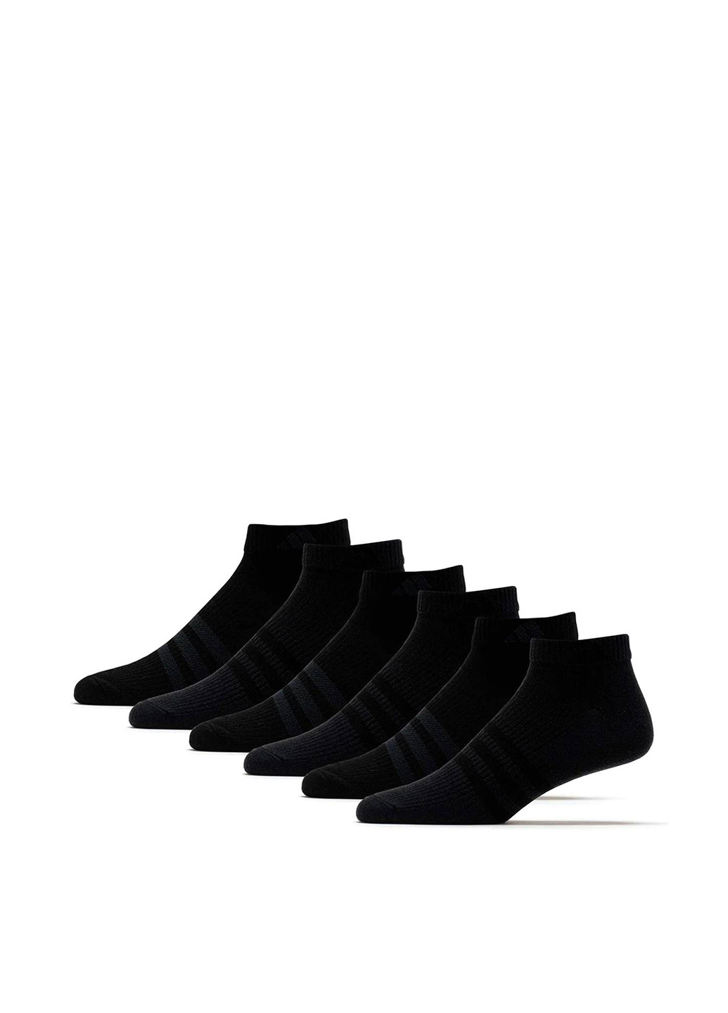 Чорні шкарпетки (5 пар) adidas смужки (317312406)