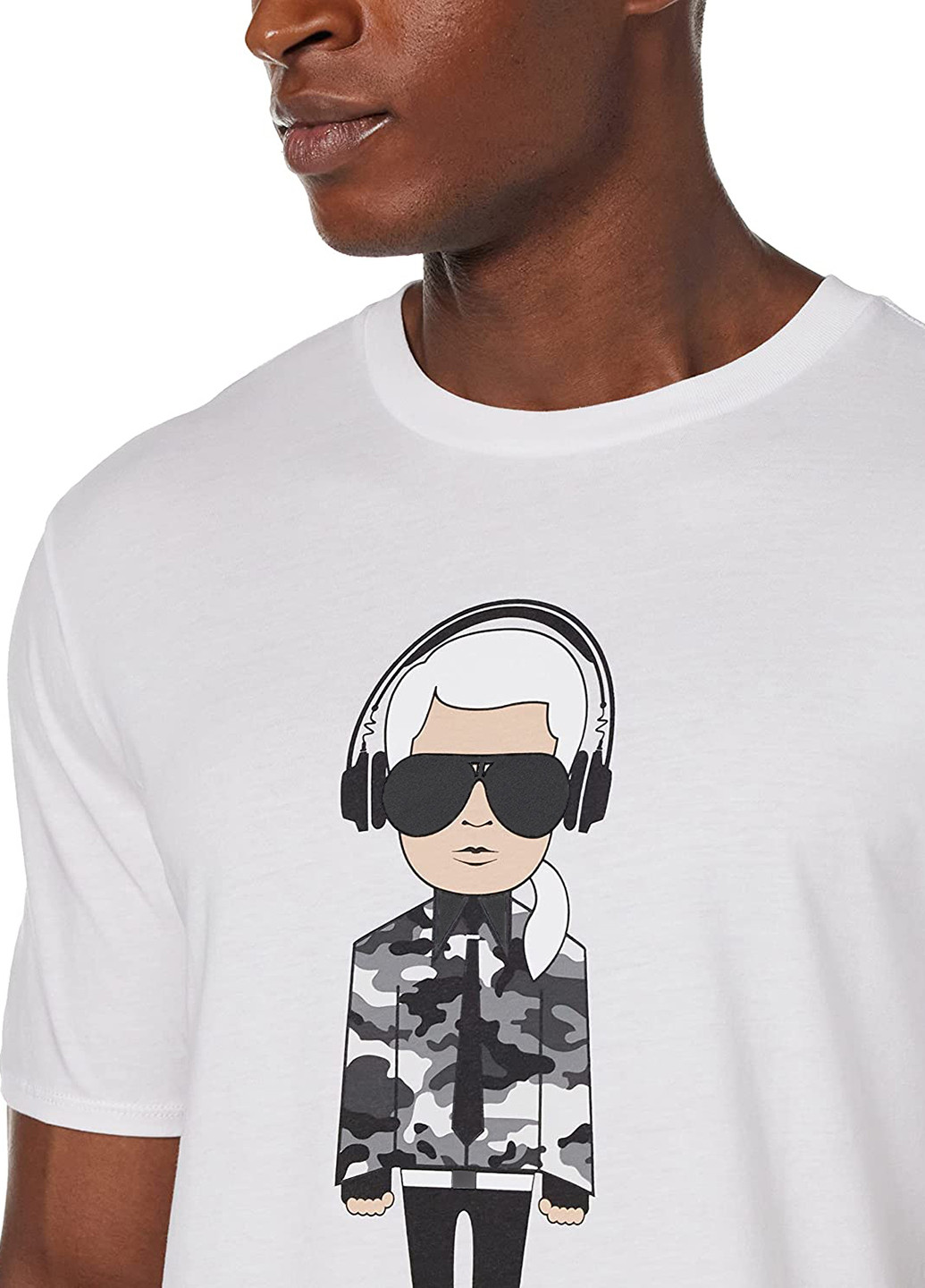 Белая футболка Karl Lagerfeld