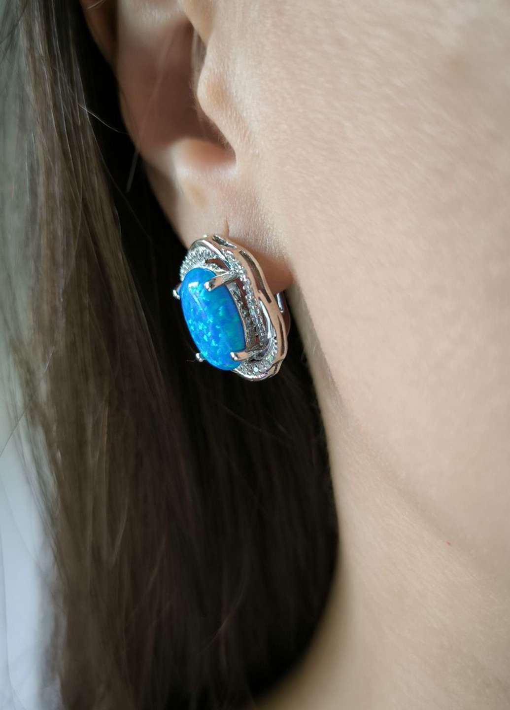 Серьги Silver Flame (353782455)