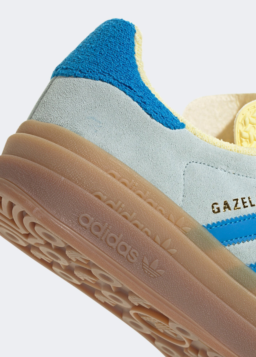 Голубые всесезонные кроссовки adidas GAZELLE ORIGINALS