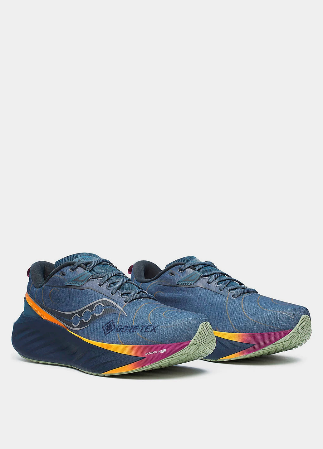 Світло-синій кросівки всесезон Saucony TRIUMPH 22 GTX