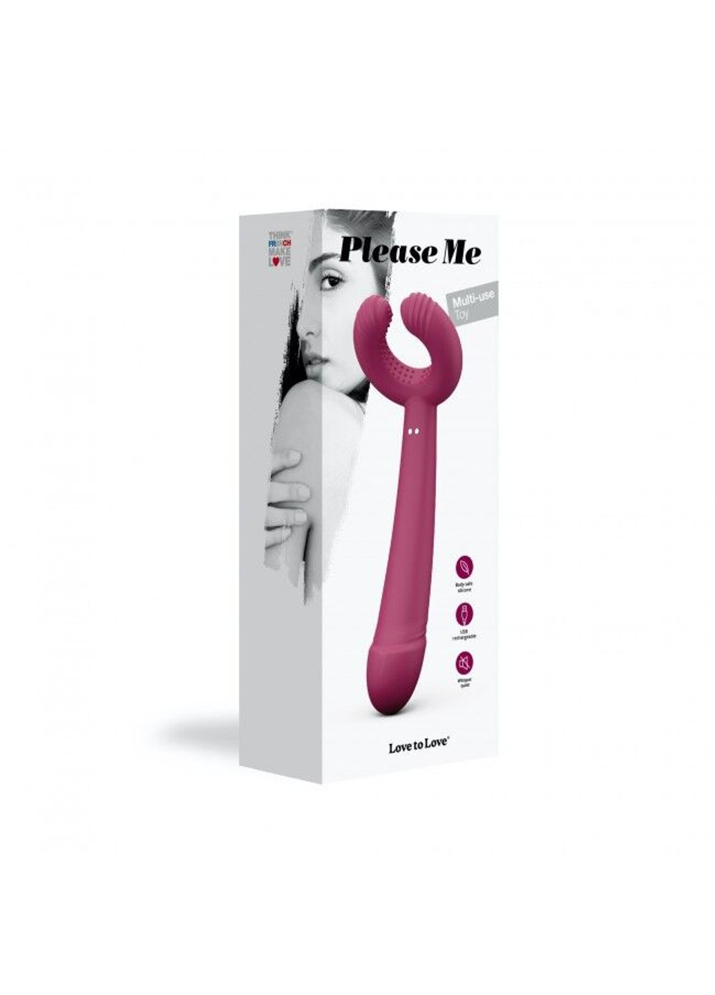 Вибратор для пар PLEASE ME с тремя моторами, гибкий Love To Love (252639556)