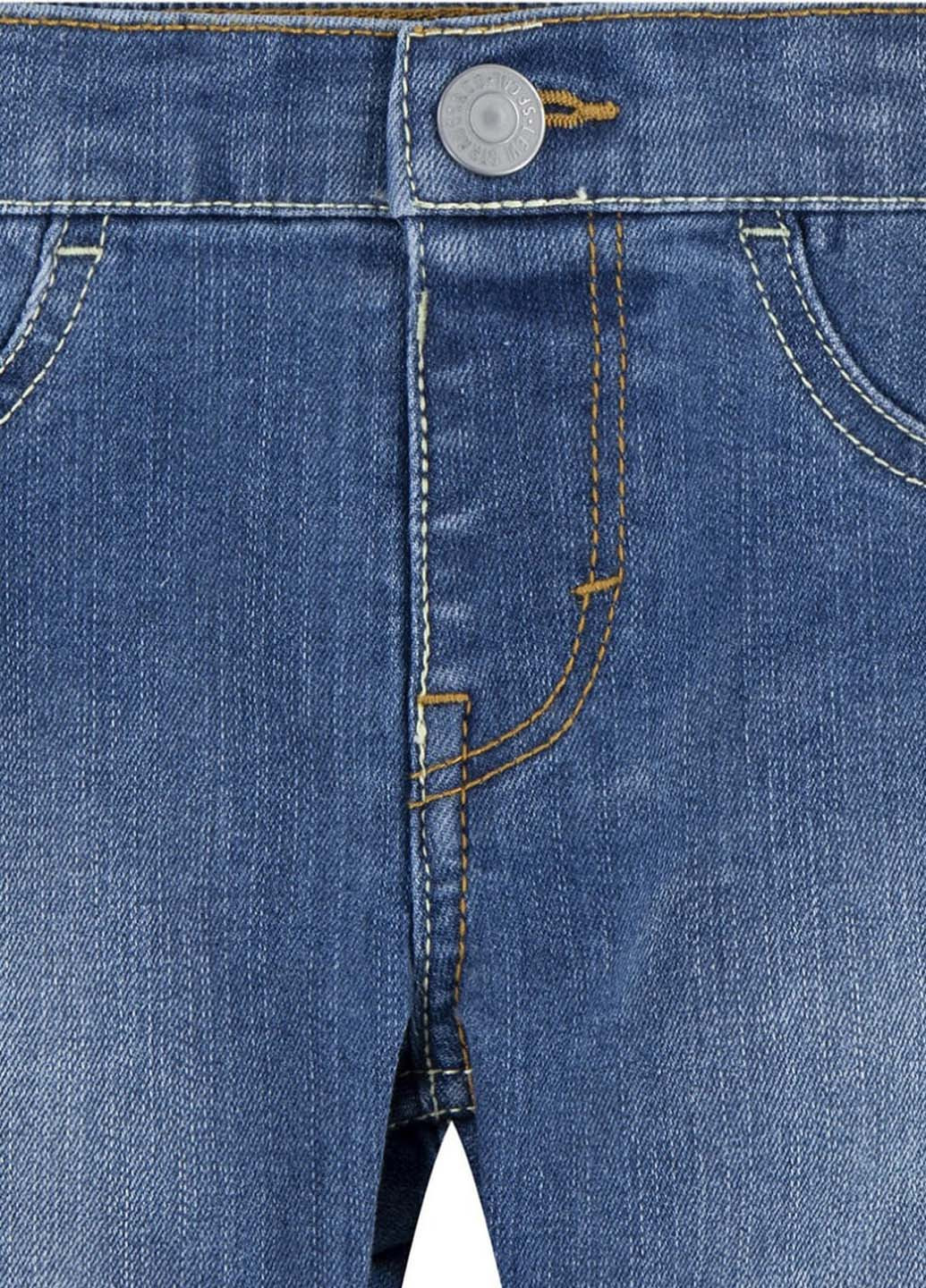 Білий демісезонний комплект (лонгслів, джинси) Levi's