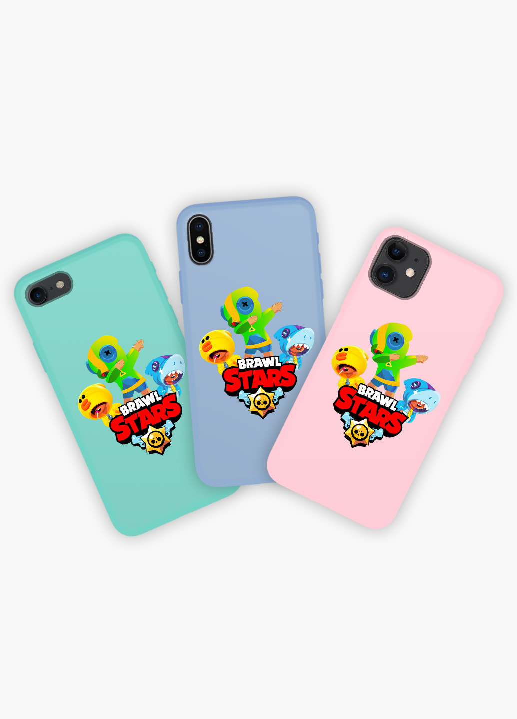 Чохол силіконовий Apple Iphone 7 Леон Бравл Старс (Leon Brawl Stars) (17361-1703) MobiPrint (219504977)