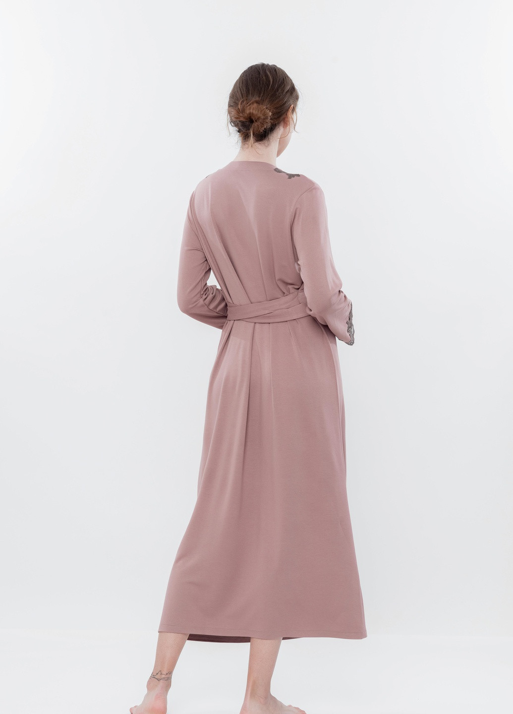 Халат жіночий S пудра 03176 Effetto (254797267)