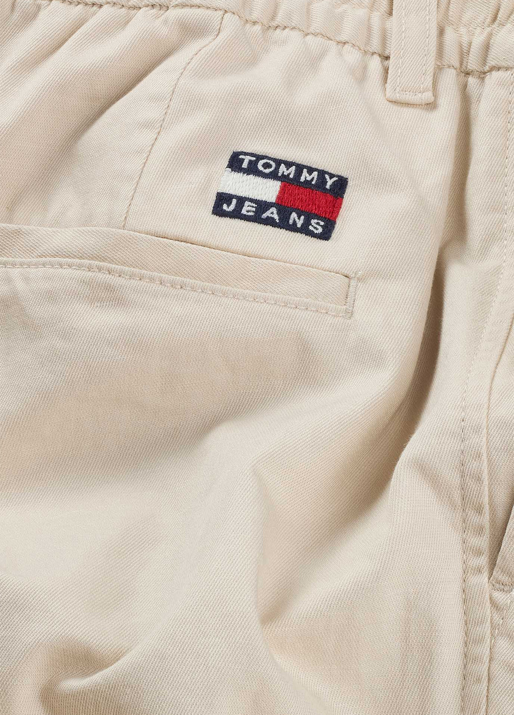 Бежевые кэжуал летние прямые брюки Tommy Jeans