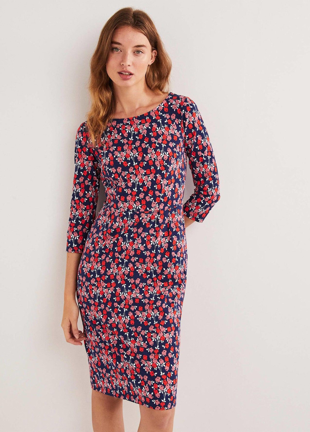Комбінована кежуал сукня футляр Boden з квітковим принтом