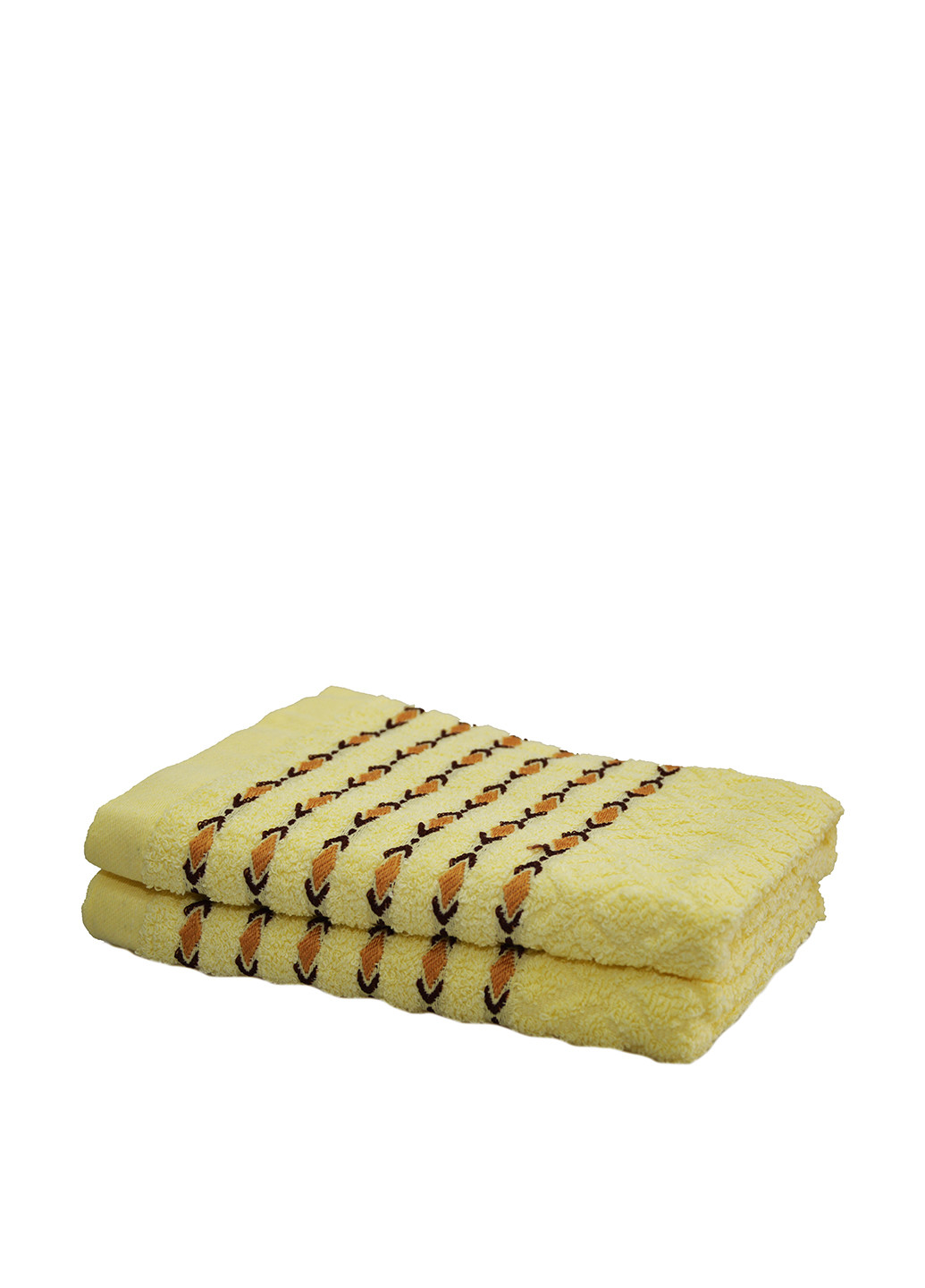 Smile полотенце, 50х100 см однотонный лимонный производство - Украина