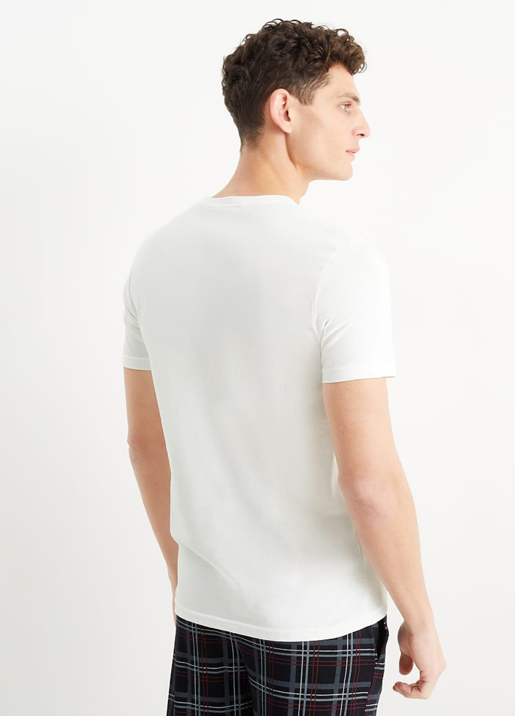Біла футболка з коротким рукавом C&A