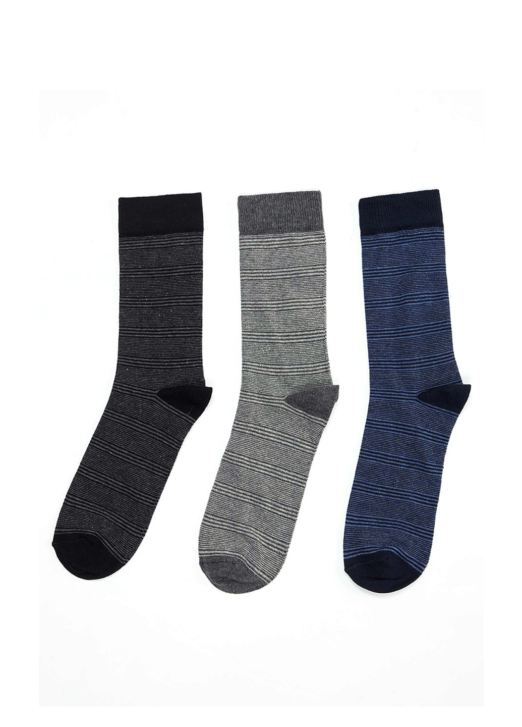 Шкарпетки (3 шт.) DeFacto меланжі комбіновані повсякденні