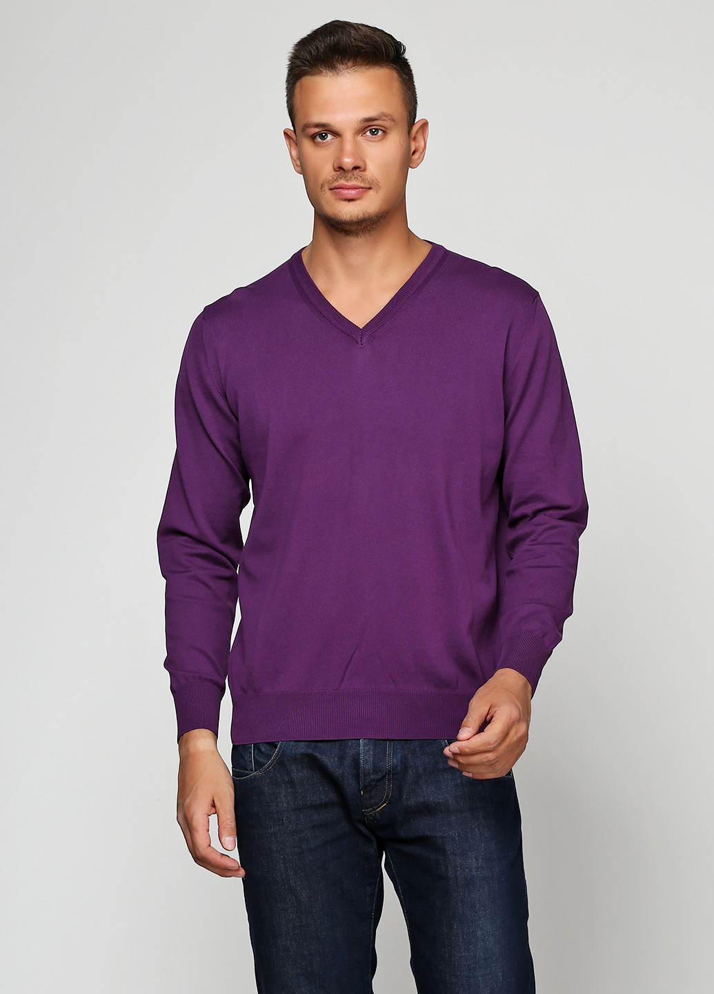 Фіолетовий демісезонний пуловер пуловер Barbieri