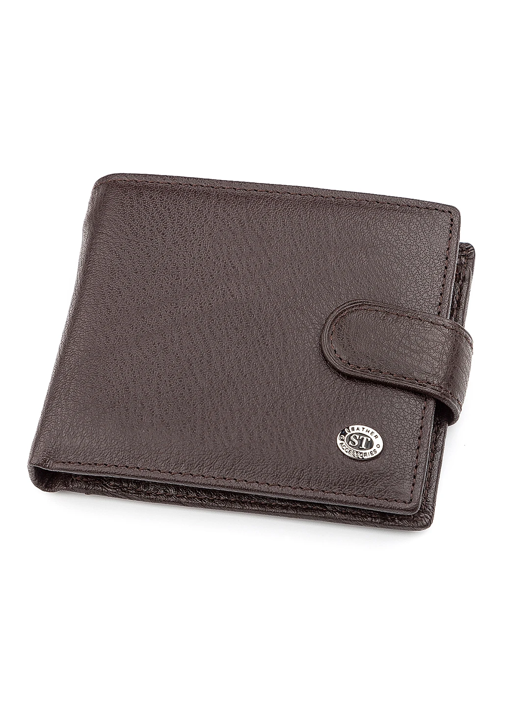 Чоловічий шкіряний гаманець 11,5х9,5х2,5 см st leather (252131339)