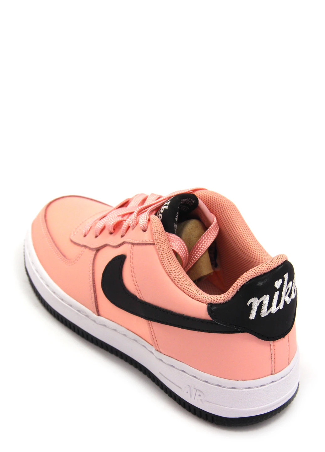 Жіночі кросівки Air Force 1 Low GS Vday Nike коралові демісезони (238414671)