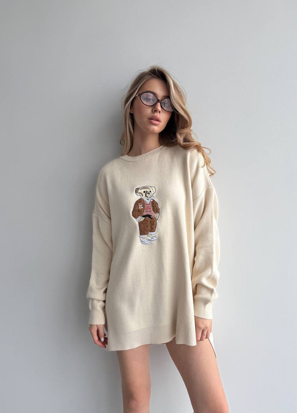 Молочний демісезонний джемпер джемпер No Brand