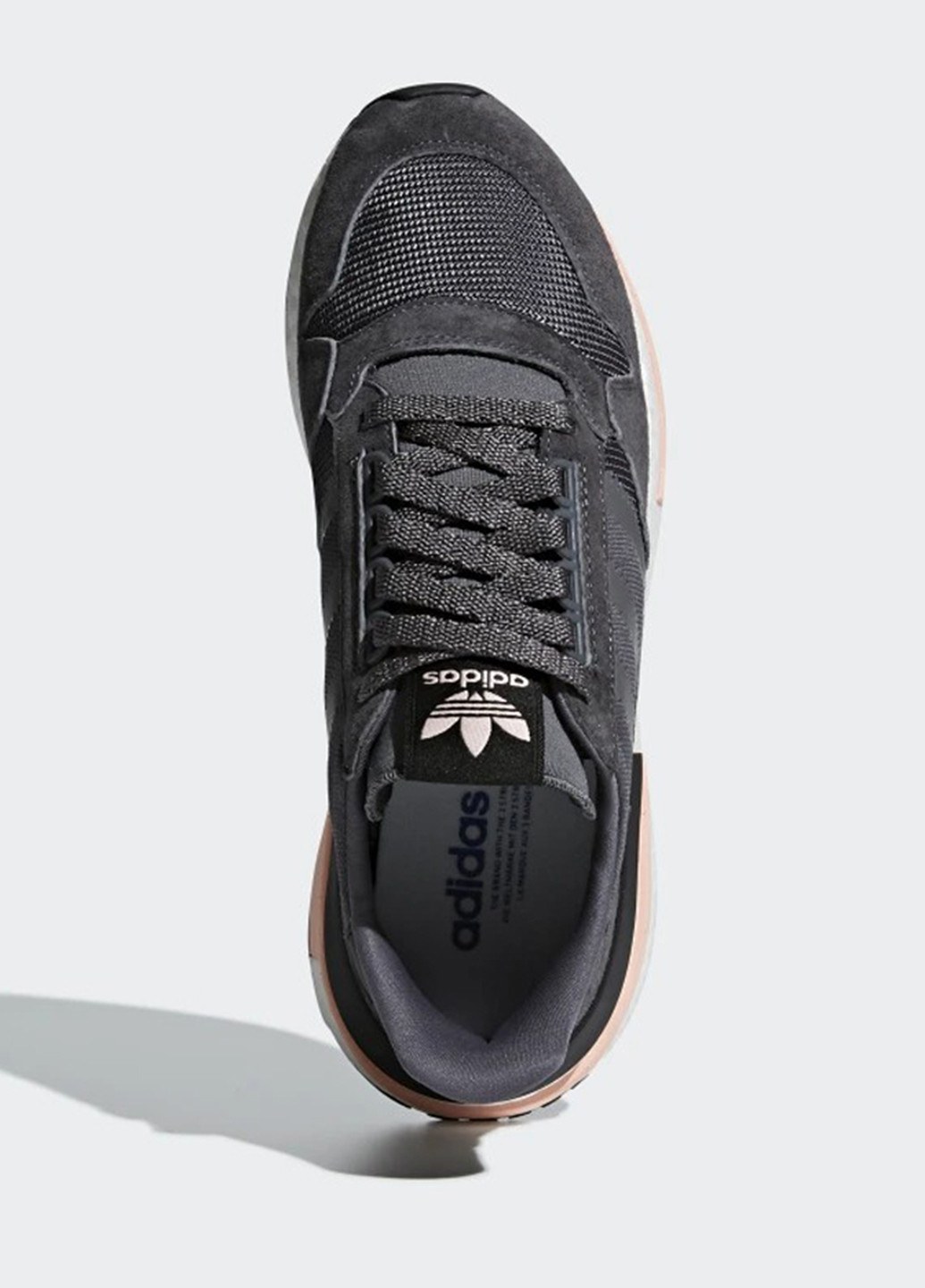 Темно-серые всесезонные кроссовки adidas ZX 500