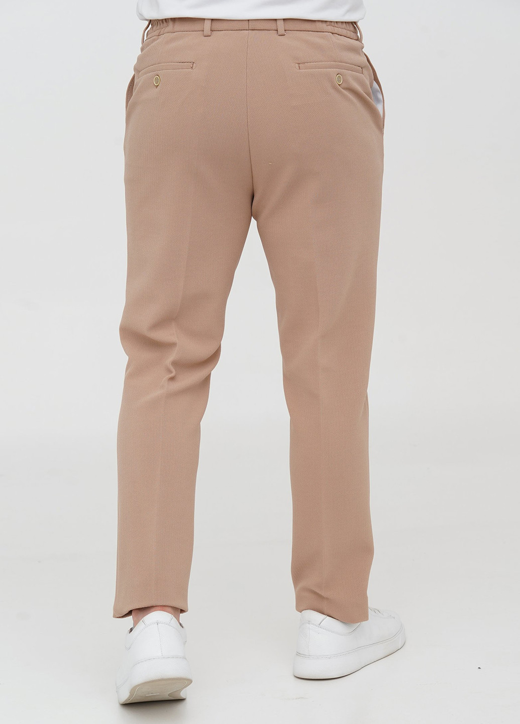 Бежевий демісезонний костюм (піджак, штани) брючний Trend Collection