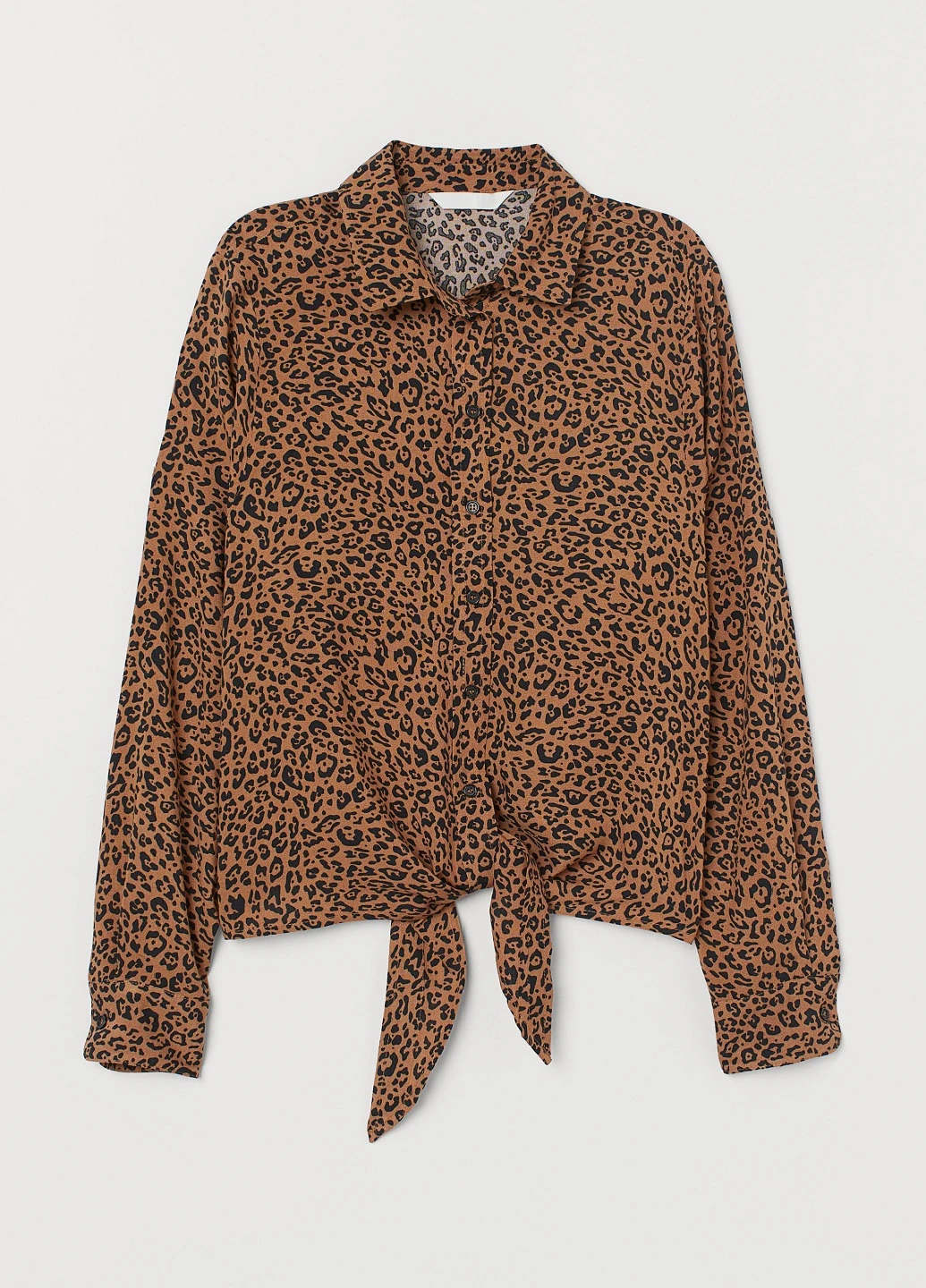 Коричневая блуза H&M
