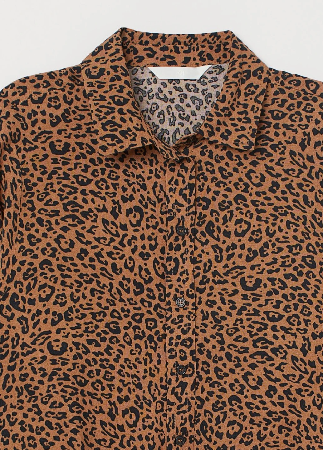 Коричневая блуза H&M