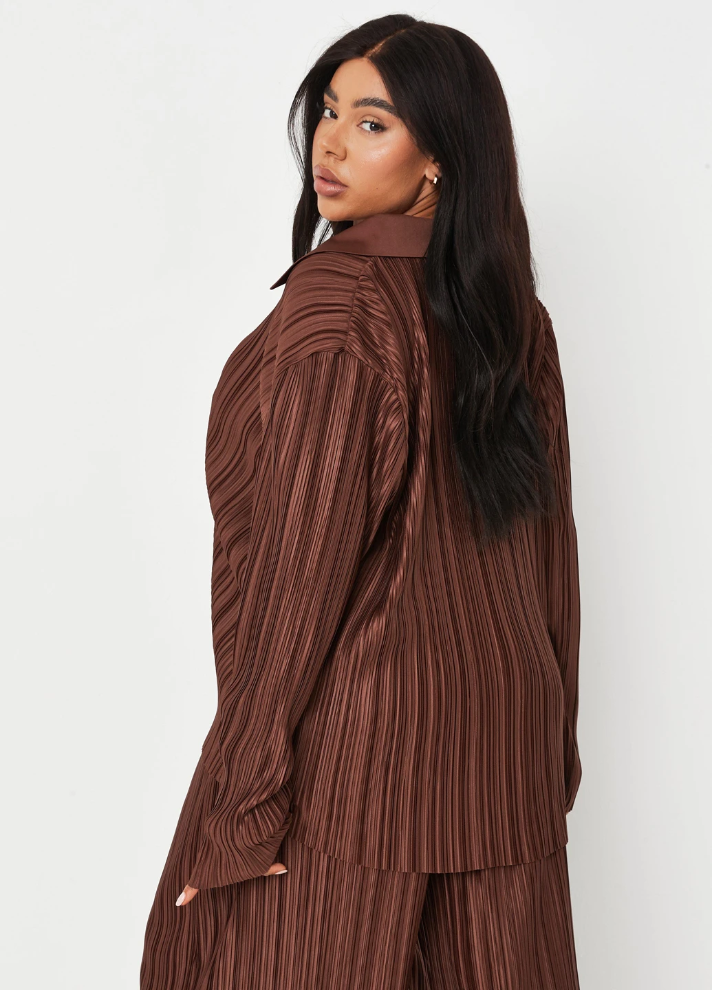 Коричневая блуза Missguided