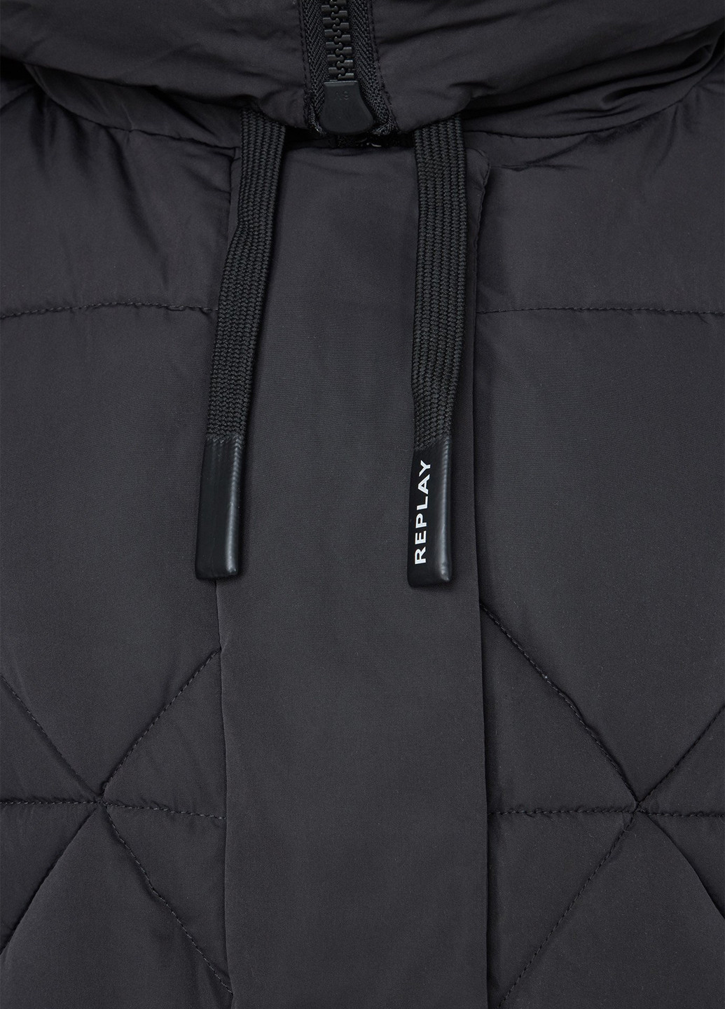 Черная зимняя куртка Replay