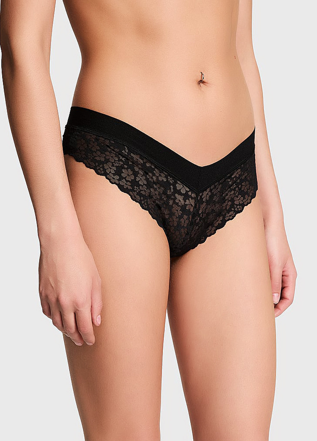 Чорний демісезонний комплект (бюстгальтер, трусики) Victoria's Secret