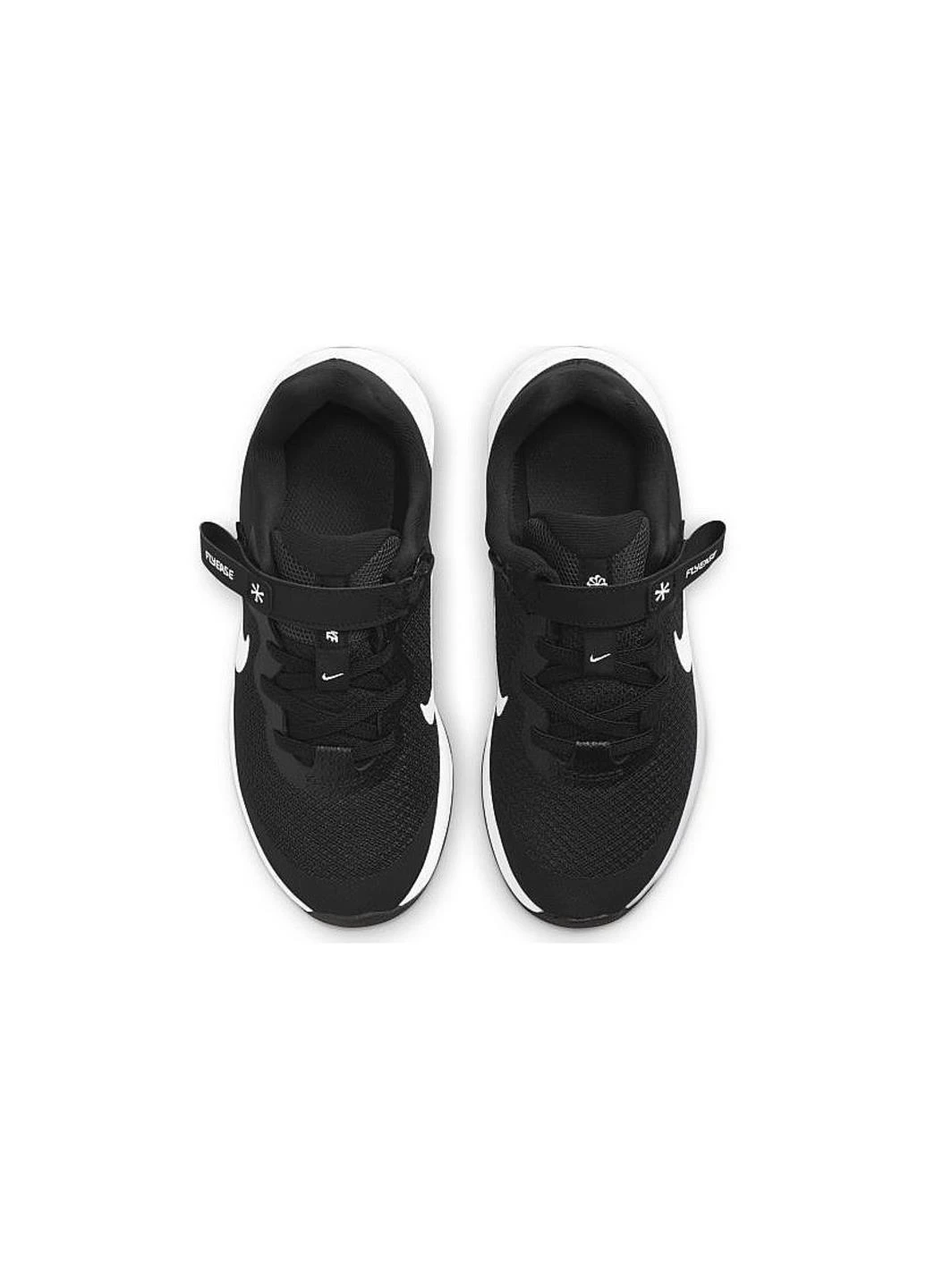 Чорно-білі осінні кросівки dd1114-003 Nike REVOLUTION 6 FLYEASE
