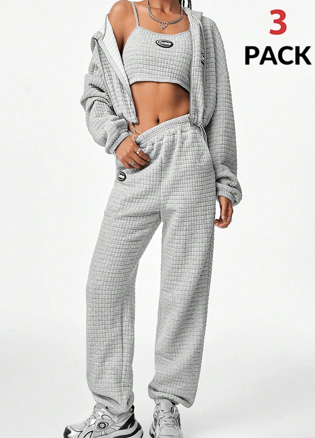 Костюм (толстовка, топ, штани) SHEIN (341735582)